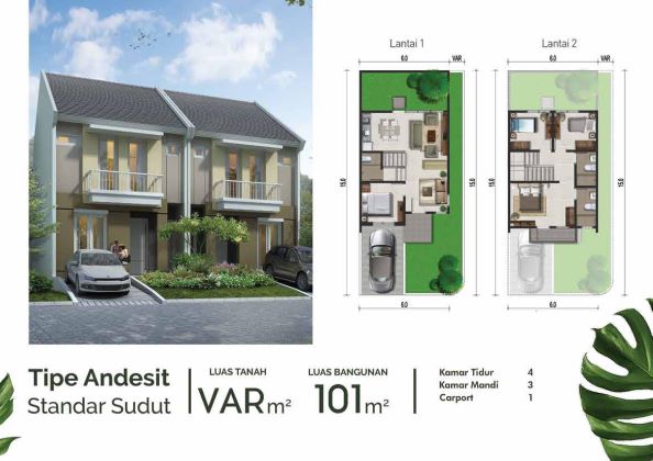 tipe Andesit standar sudut synthesis homes