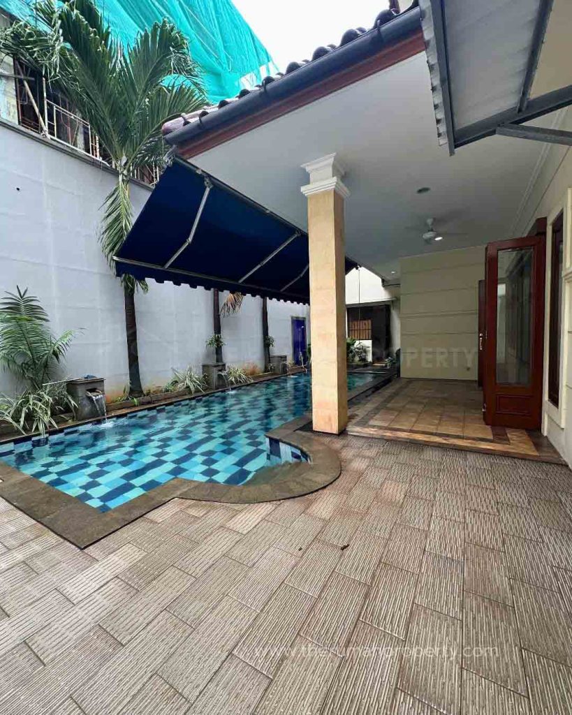 Rumah-Komplek-Brawijaya-Kebayoran-Baru-Private-Pool-Lokasi-Premium-3
