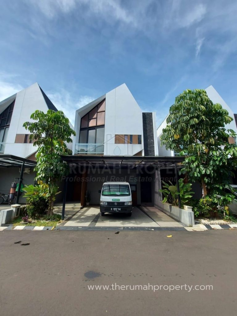 2 Contoh Eksterior Rumah Unik dengan Konsep Bentuk Atap yang Mirip (2)