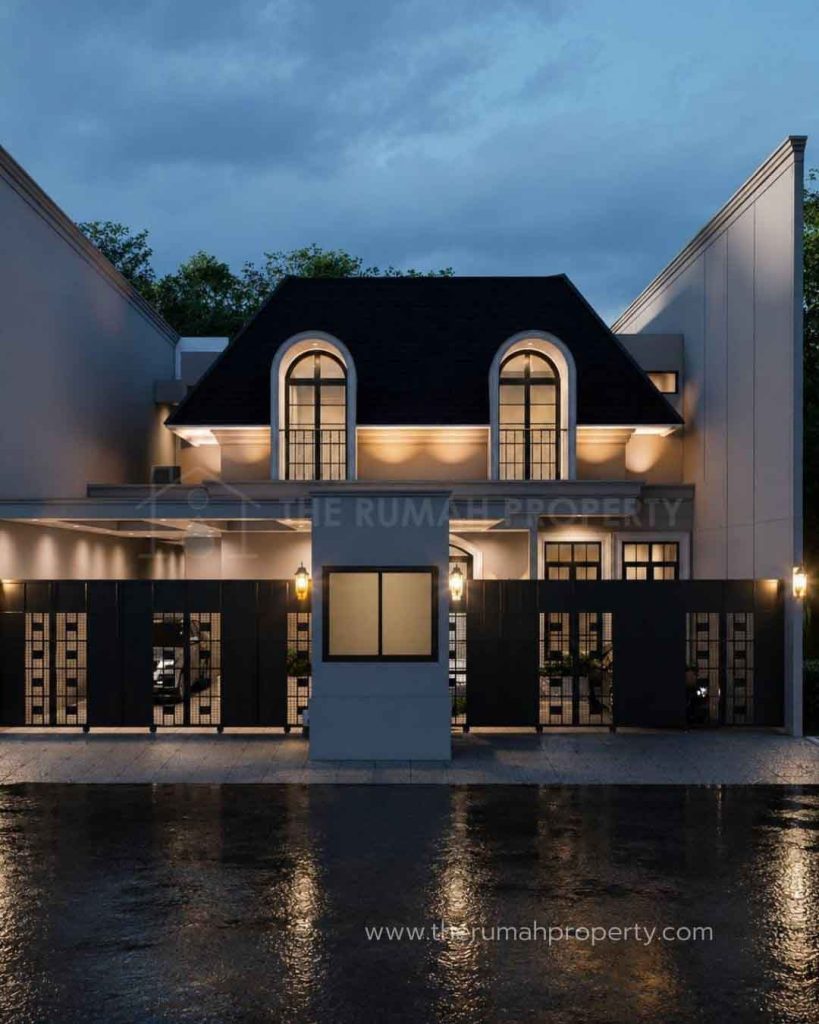 Rumah-Mewah-Lokasi-Premium-Cempaka-Putih-Jakarta-Pusat-Desain-Modern-Klasik-1