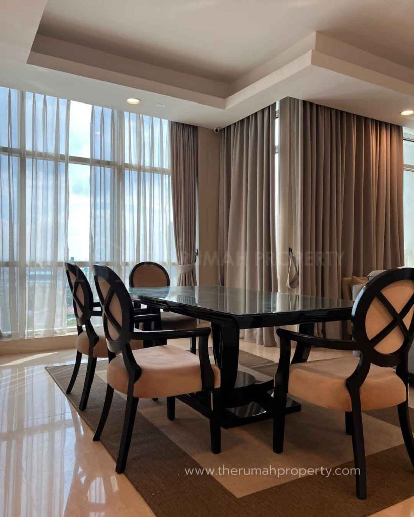 Apartemen-3-Kamar-Tidur-Le-Maison-Barito-Kebayoran-Baru-Lantai-Tengah-Semi-Furnished-6