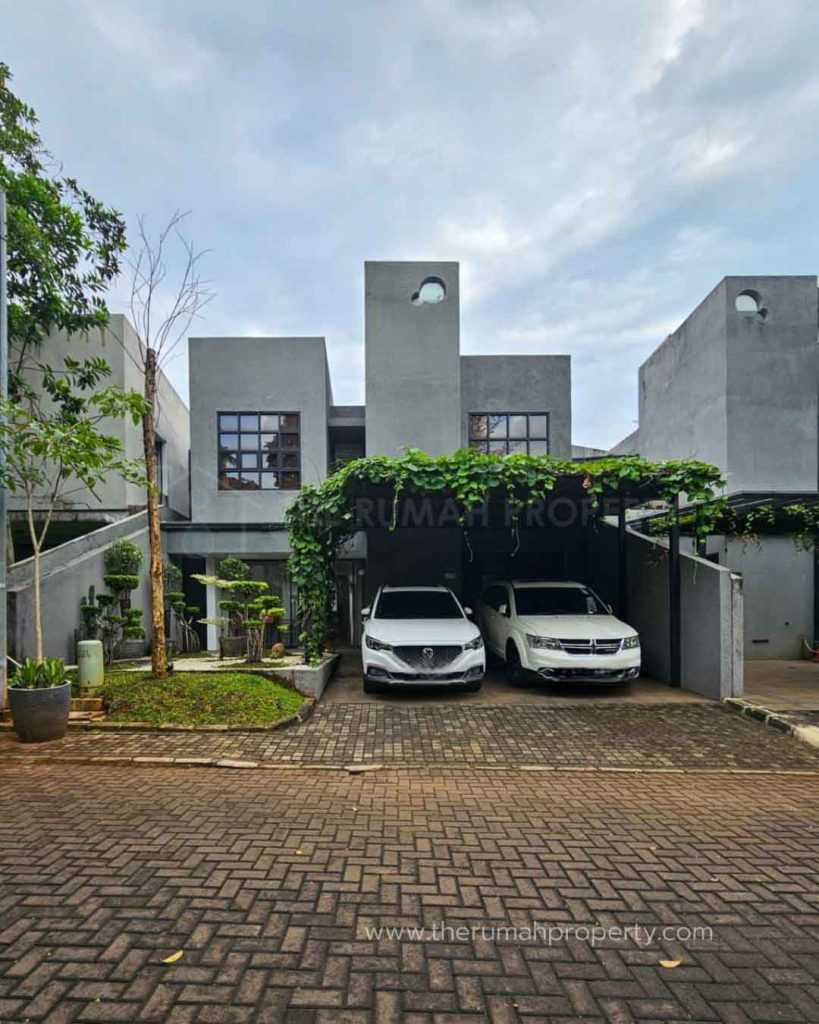 Townhouse-Dijual-di-Veteran-Bintaro-Jakarta-Desain-Modern-One-Gate-1