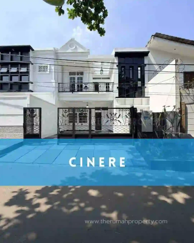 Jual Rumah Cinere Estate One Gate, Berportal dan Keamanan 24 Jam (1)