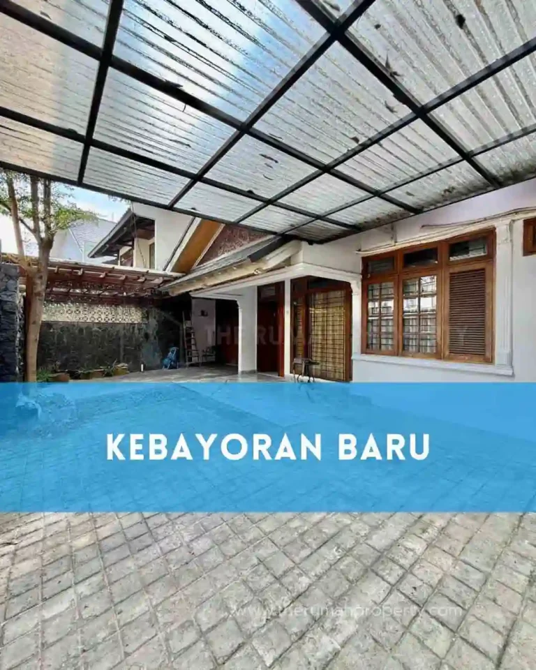 Rumah Dijual di Jalan Mendawai Jakarta Selatan Dalam Komplek (1)
