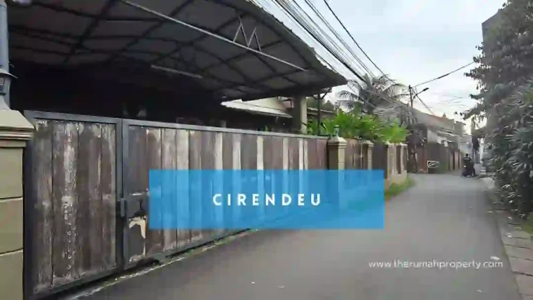 Jual Rumah 1 Lantai Cirendeu Dekat ke MRT Lebak Bulus (1)
