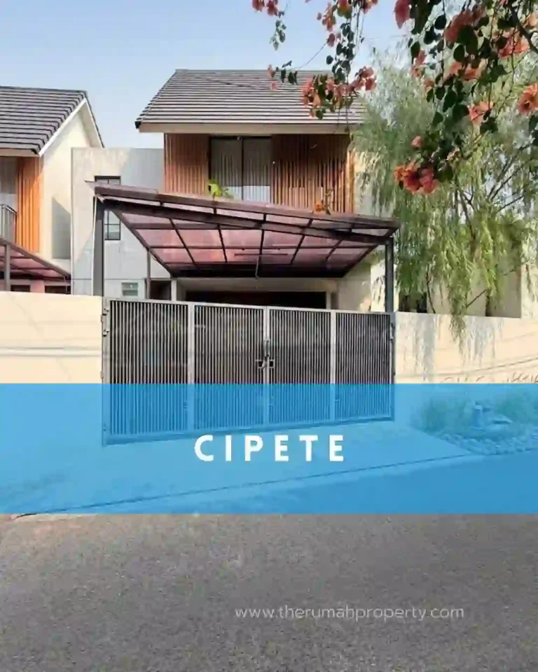 Jual Rumah Baru Hook di Cipete Jakarta Selatan Lokasi Strategis (1)