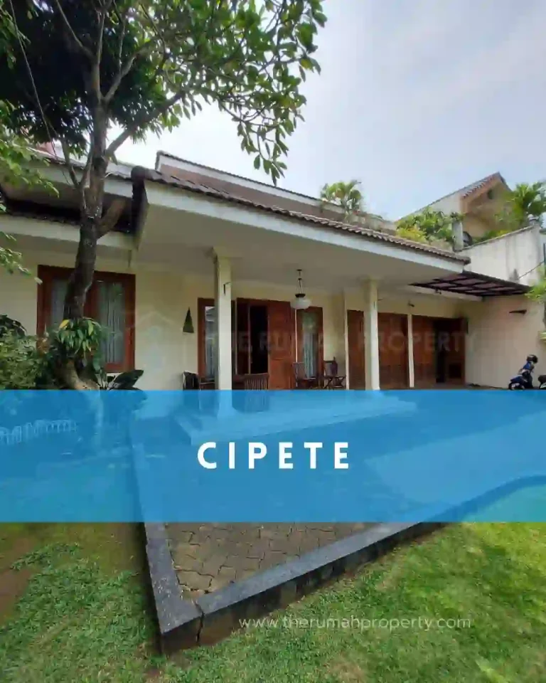Jual Rumah Lokasi Premium di Cipete Semi Furnished Hadap Barat (1)