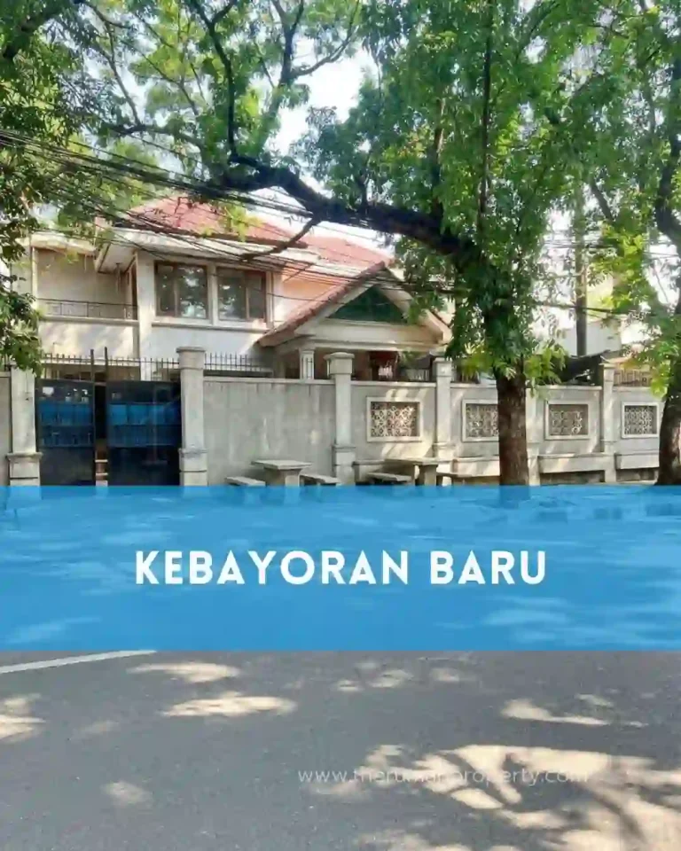 Jual Rumah Tua Hitung Tanah Kebayoran Baru Akses Jalan Lebar 3 Mobil (1)
