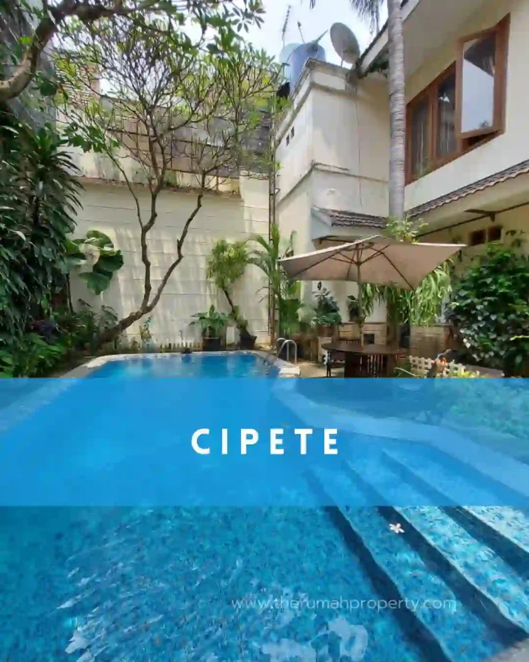 Rumah Asri Private Pool Dijual di Cipete Jakarta Selatan (1)