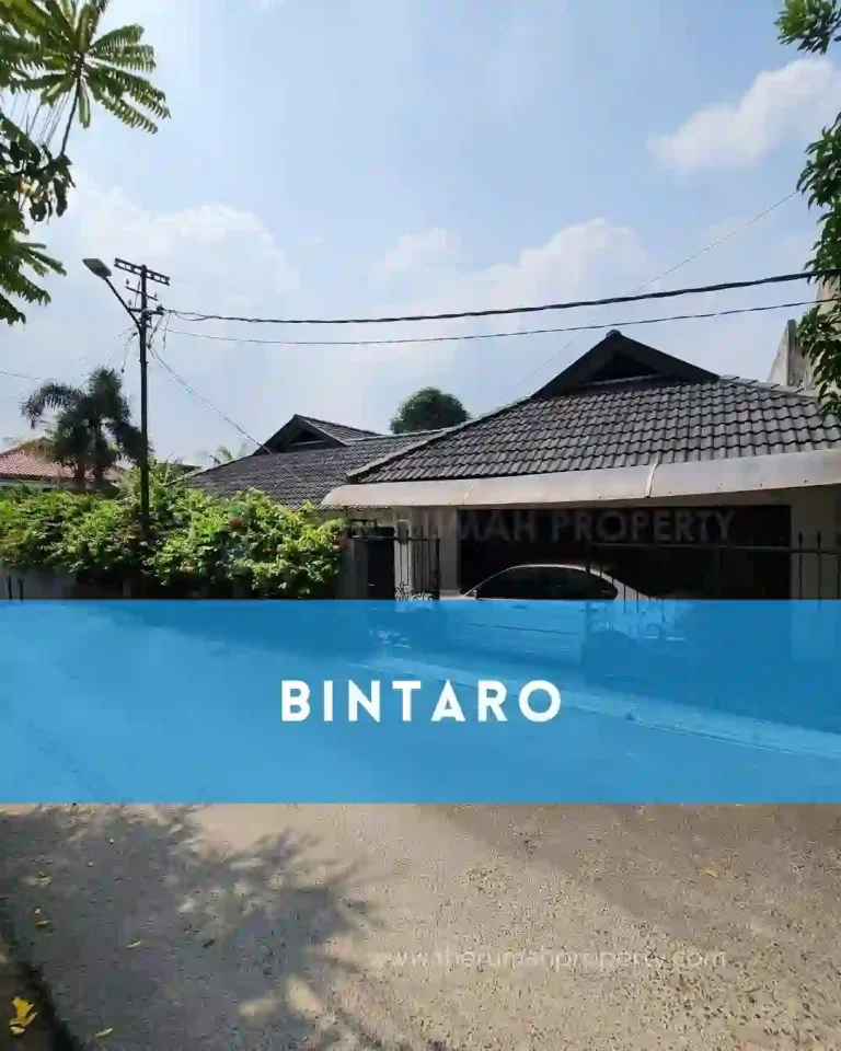 Rumah Bintaro Jakarta Selatan Nuansa Villa Akses Mudah ke Tol (1)