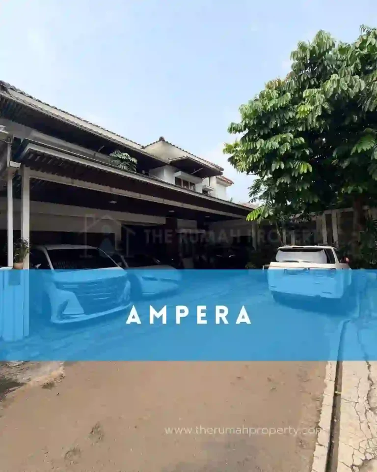 Rumah Cantik 2 Lantai Kondisi Terawat di Ampera Jakarta Selatan (1)