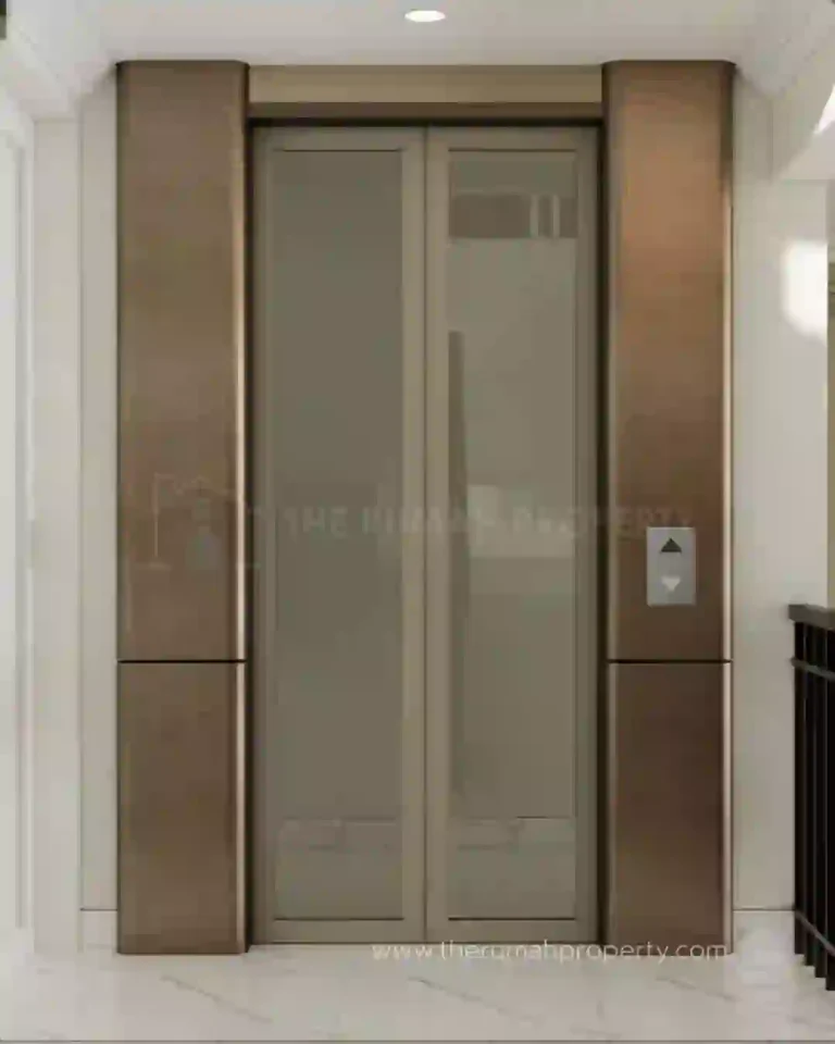 Rumah Cluster 3 Lantai Mampang Prapatan Desain American Classic (6)