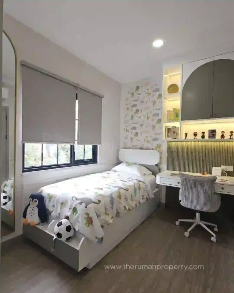 Rumah Cluster 3 Lantai Mampang Prapatan Desain American Classic (9)