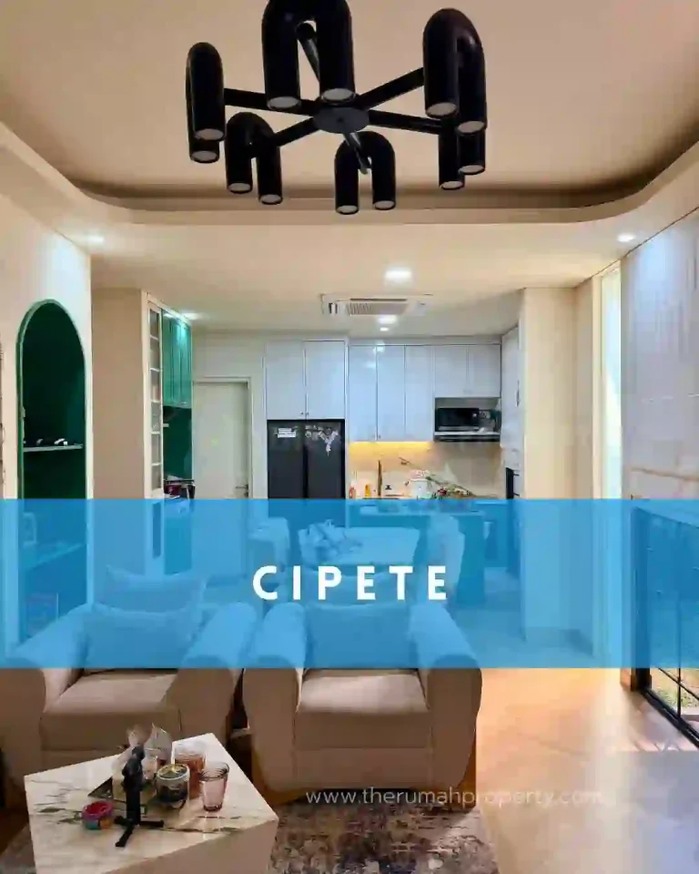 Rumah Modern 2 Lantai Posisi Hook Unit Full Furnished Cipete (1)