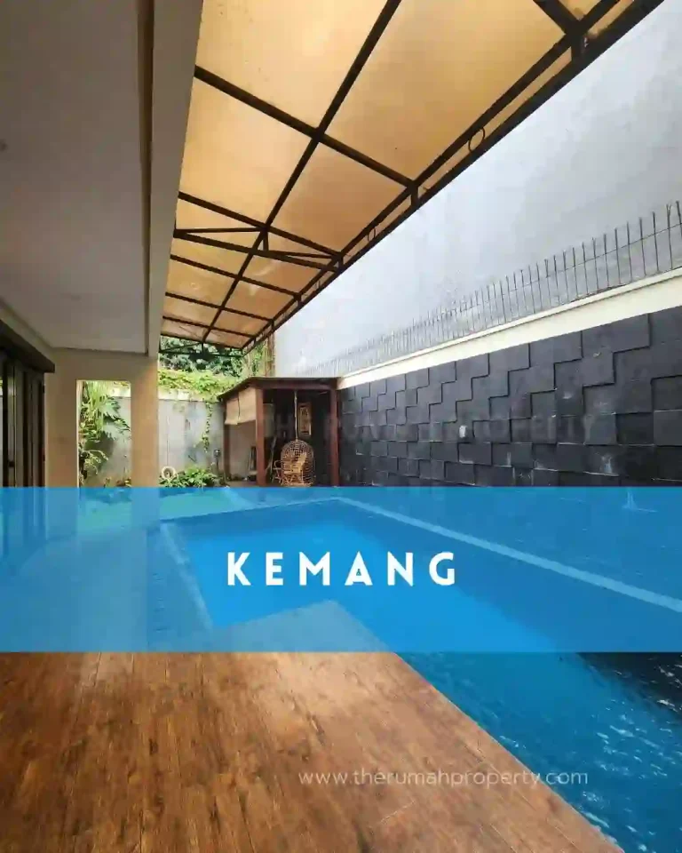 Rumah Modern Tropical Kemang Jaksel Kolam Renang Pribadi Semi Furnished (1)