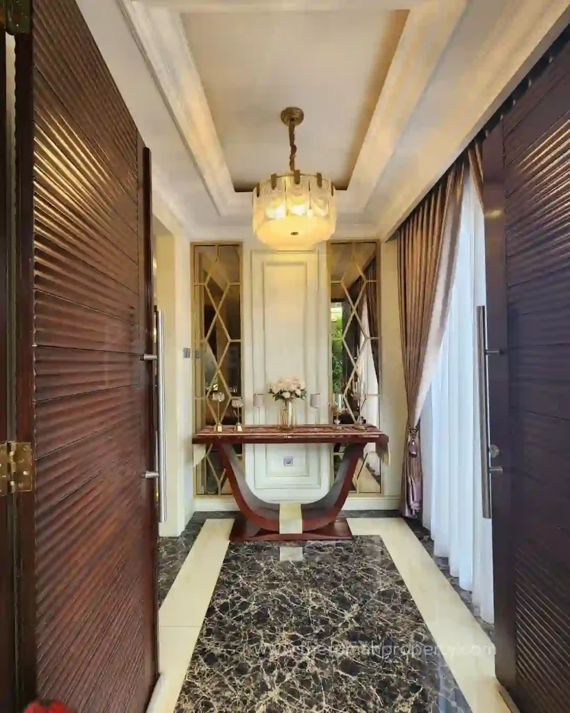 Rumah Modern Tropical Kemang Jaksel Kolam Renang Pribadi Semi Furnished (5)