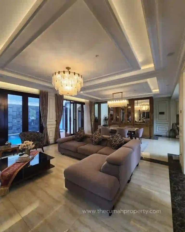 Rumah Modern Tropical Kemang Jaksel Kolam Renang Pribadi Semi Furnished (6)