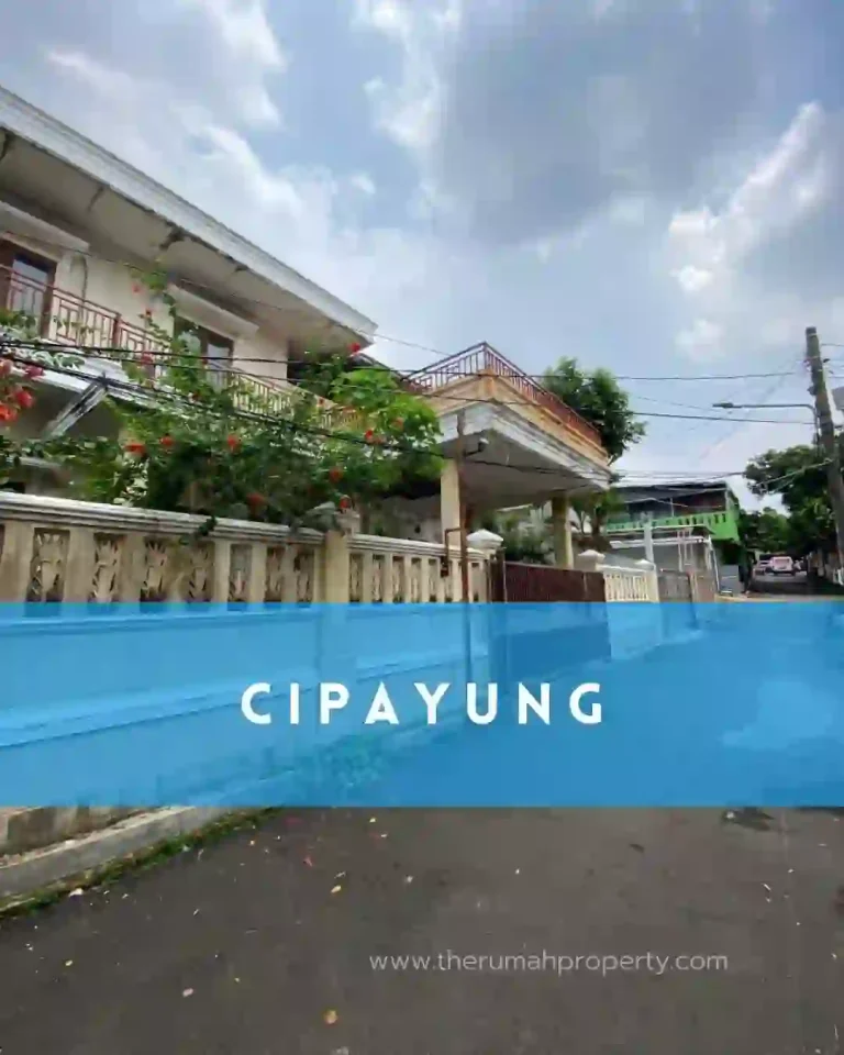 Rumah Posisi di Pojok Cipayung Jaktim Lingkungan Tenang One Gate (1)