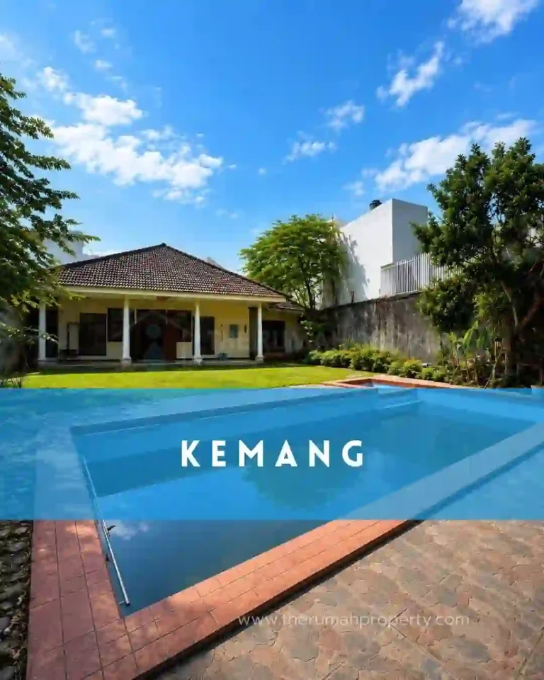 Rumah Tua 1 Lantai Private Pool dijual Murah Harga Bawah NJOP Kemang Jakarta Selatan (1)