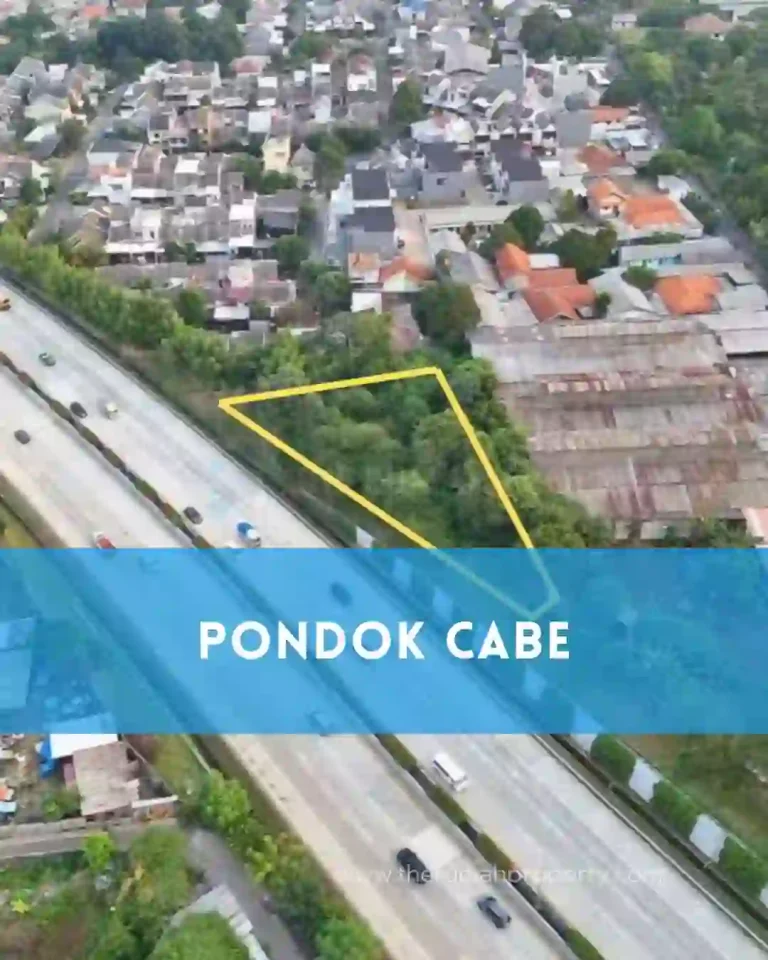 Tanah Akses Tol Cocok Untuk Industri Kecil, Workshop atau Gudang di Pondok Cabe (1)