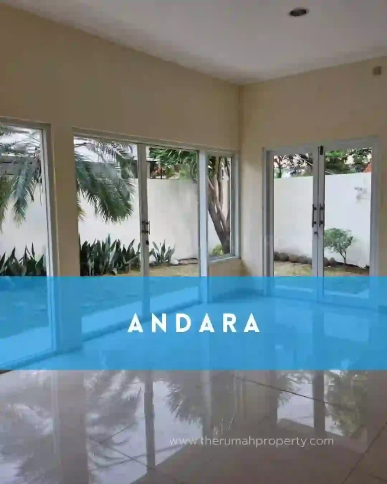 Townhouse 2 Lantai 3 Kamar Andara Unit Siap Huni Kondisi Terawat (1)