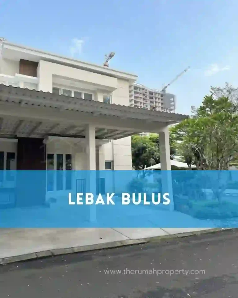 Dijual Rumah Hook Cluster Elit Lebak Bulus Cirendeu Semi Furnished Akses Mudah MRT (1)
