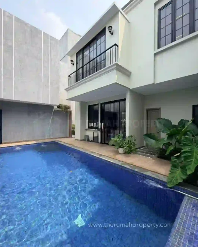 Jual Rumah baru Cempaka Putih Jakarta Pusat jalan Lebar Private Pool dengan Paviliun (2)