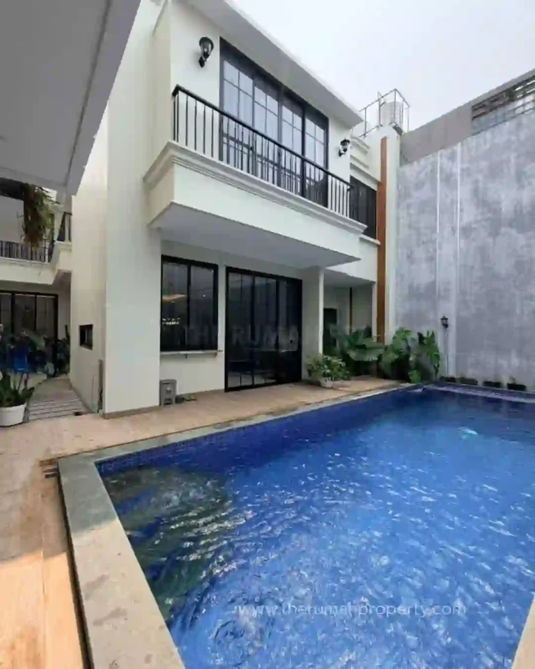 Jual Rumah baru Cempaka Putih Jakarta Pusat jalan Lebar Private Pool dengan Paviliun (3)