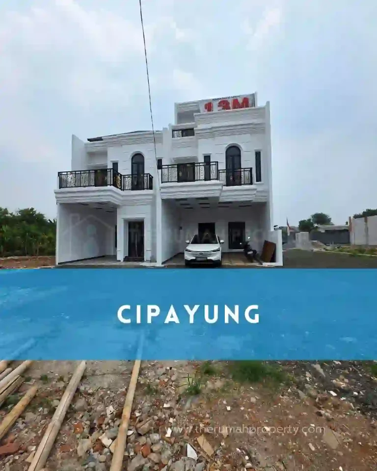 Rumah Baru Akses Tol Mudah di Cipayung Jakarta Timur 2 Lantai 3 Kamar (1)