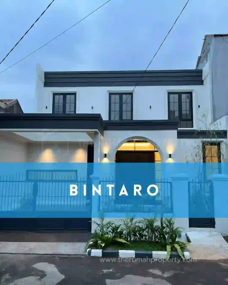 Rumah Baru dijual di Bintaro Tangerang Selatan Dekat ke Stasiun KRL dan Akses Tol (1)