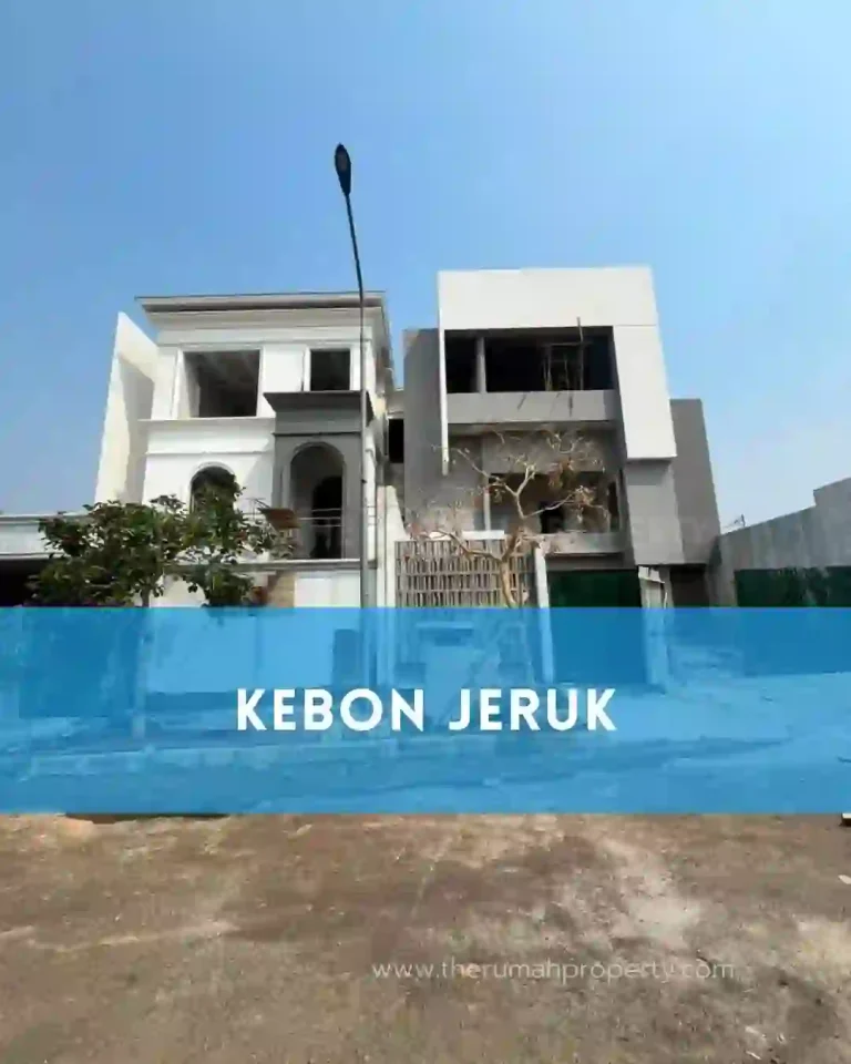 Rumah Dijual di Taman Kebon Jeruk Jakarta Barat Spek Lantai Marmer dan Dinding Bata Merah (1)