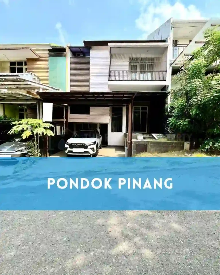 Rumah Fully Furnished Dalam Cluster di Pondok Pinang Fasum Kolam Renang (1)