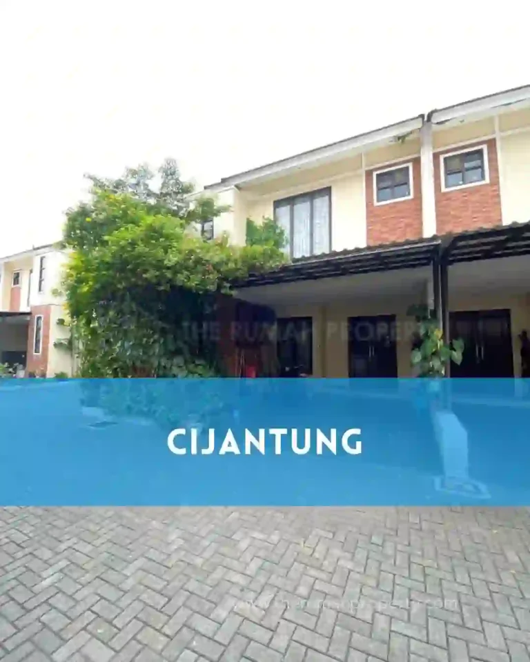 Rumah Hook 2 Lantai Dalam Cluster di Cijantung Jakarta Timur (1)