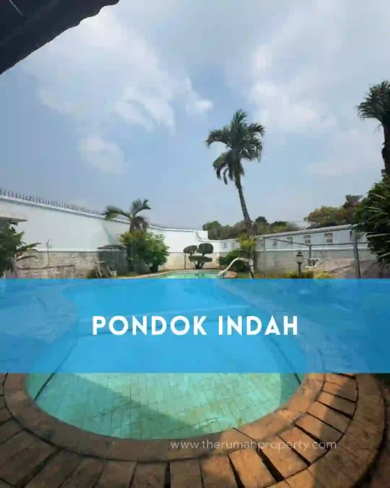 Rumah Lingkungan Elit Private Pool Siap Huni Kondisi Terawat di Pondok indah (1)