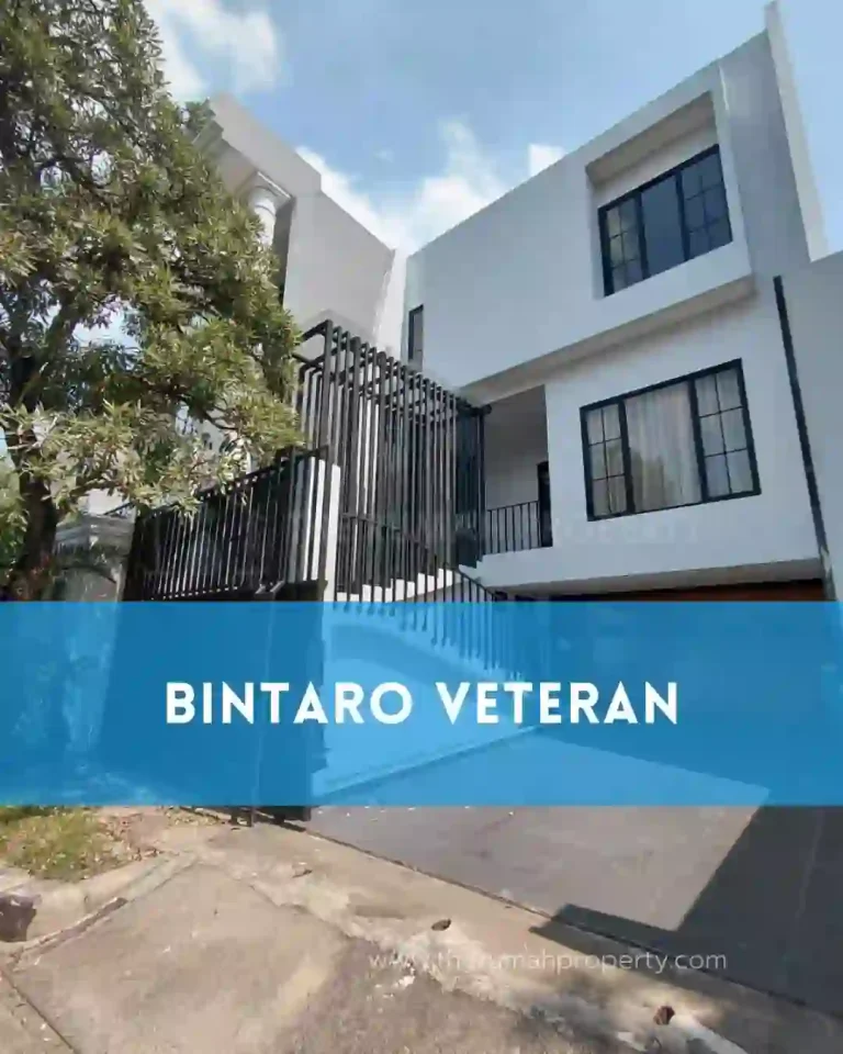 Rumah Modern 3 Lantai Dalam Cluster di Bintaro Jakarta Selatan (1)