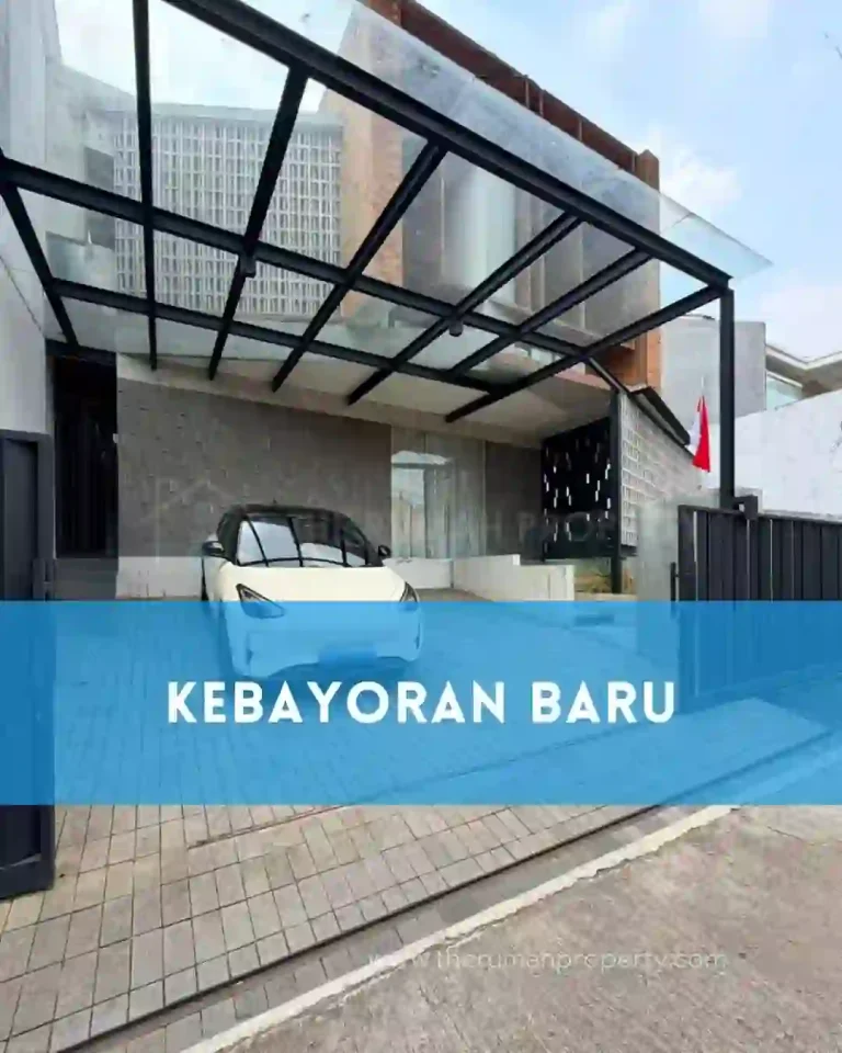 Rumah Modern Industrial Kebayoran Baru Kondisi Terawat dan Siap Huni (1)
